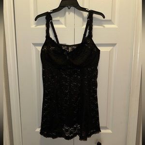 Torrid curve size 2 black lingerie lace with underwire bra